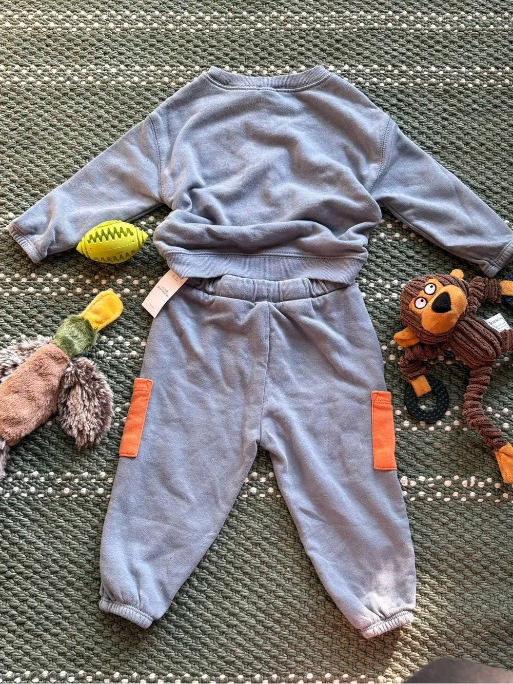 French-Terry Pocket Sweatshirt & Sweatpants set for Baby